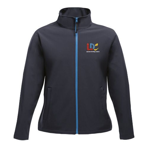 LDC Regatta Professional Women's Ablaze Printable Softshell Navy/Fr Blue